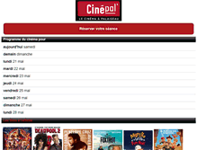 Tablet Screenshot of cinepal.fr